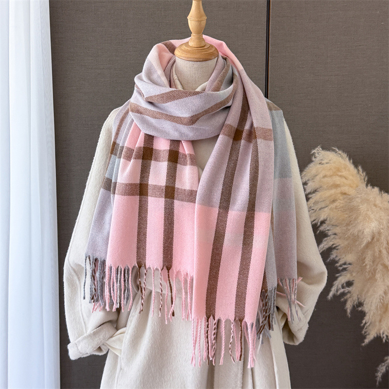 Women Scottish Plaid Imitation - Pashmina Wrap Large recension och pris