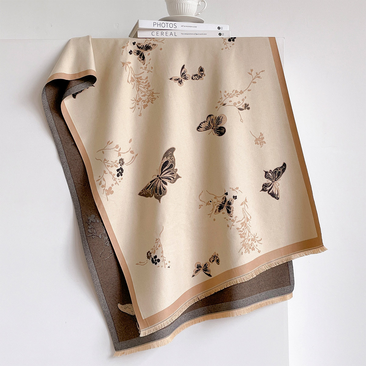 Women Imitation Cashmere Scarf - Pashmina Wrap Large recension och pris