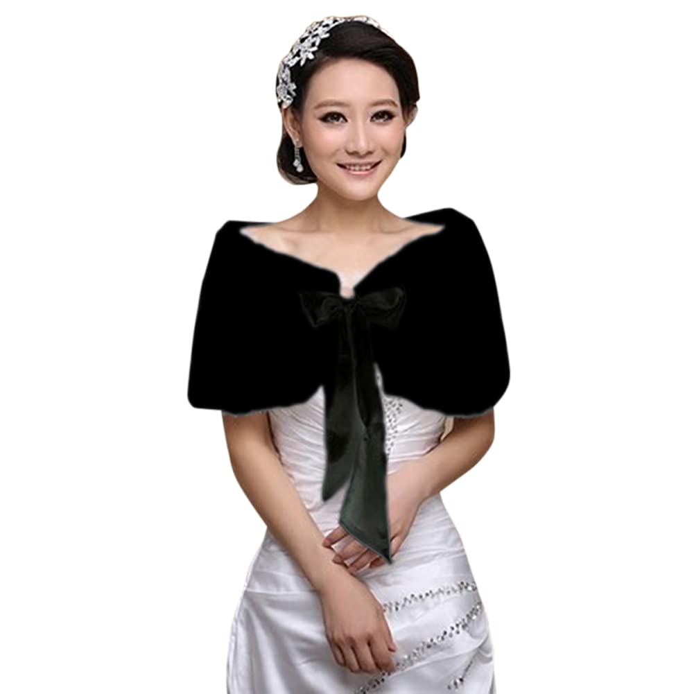 Women's Bridal Wedding Faux Fu - Stole Wedding Shawl recension och pris