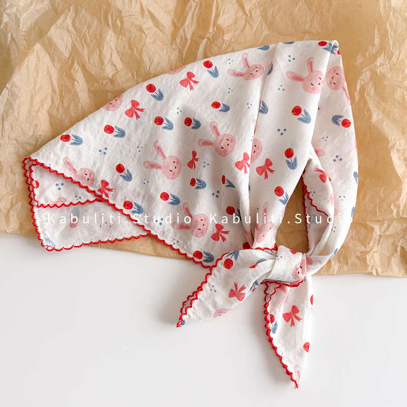 Cotton Linen Square Scarf  58  - Head Wrap Turban recension och pris
