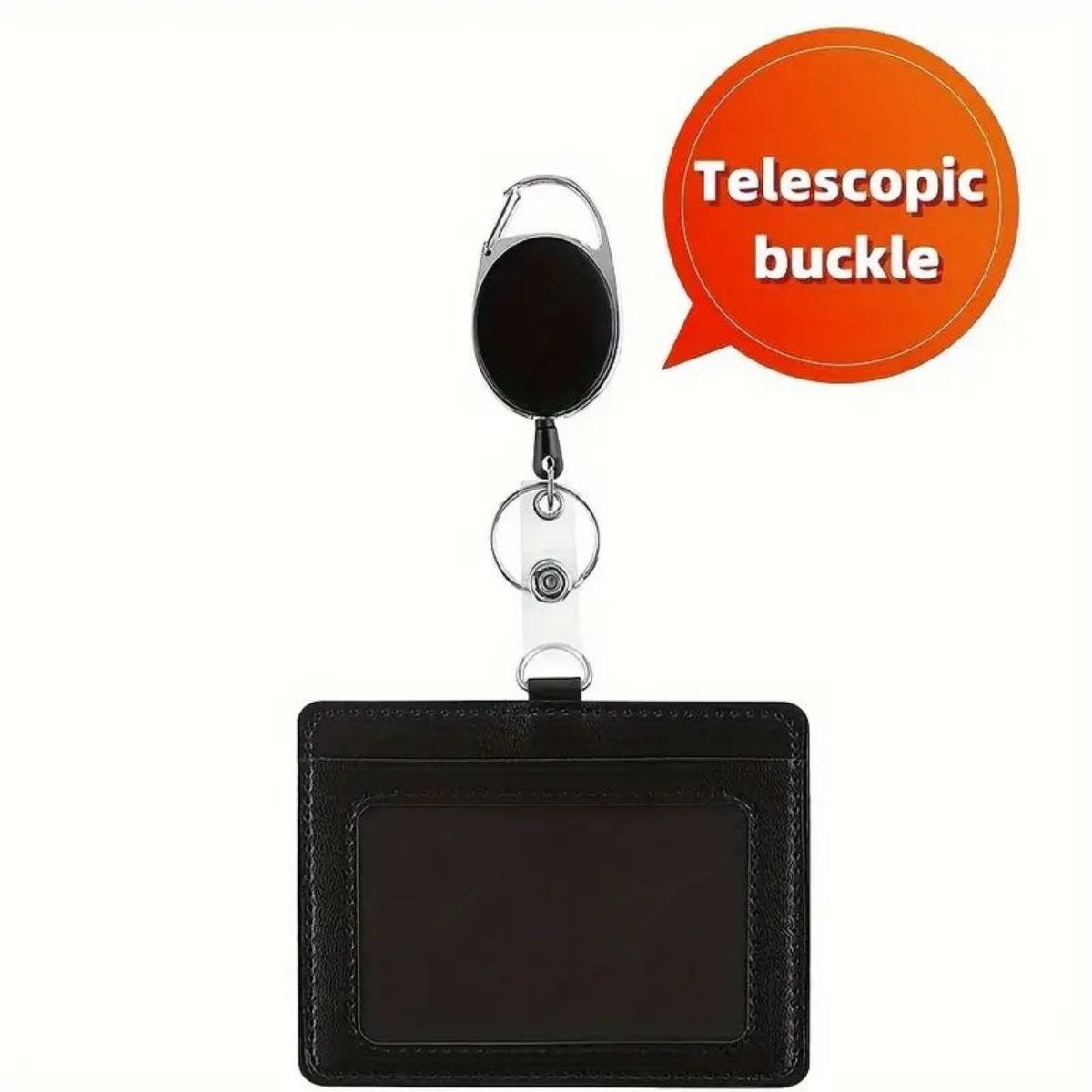 1 pc Horizontal ID badge holde - Lanyard Badge Holder recension och pris