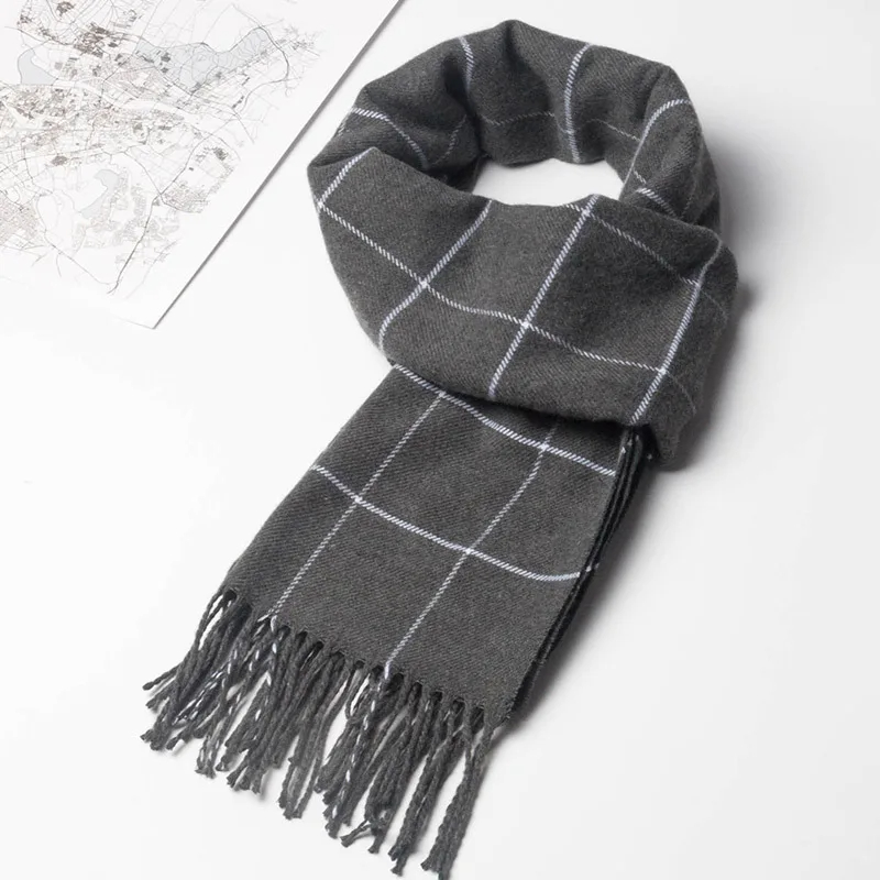 2023 New Winter Men Scarf Keep - Muffler Men Wool recension och pris