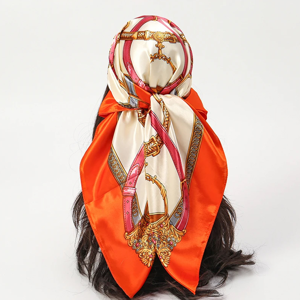 Fashion Scarves 90*90cm Women  - Ascot Neck Scarf recension och pris