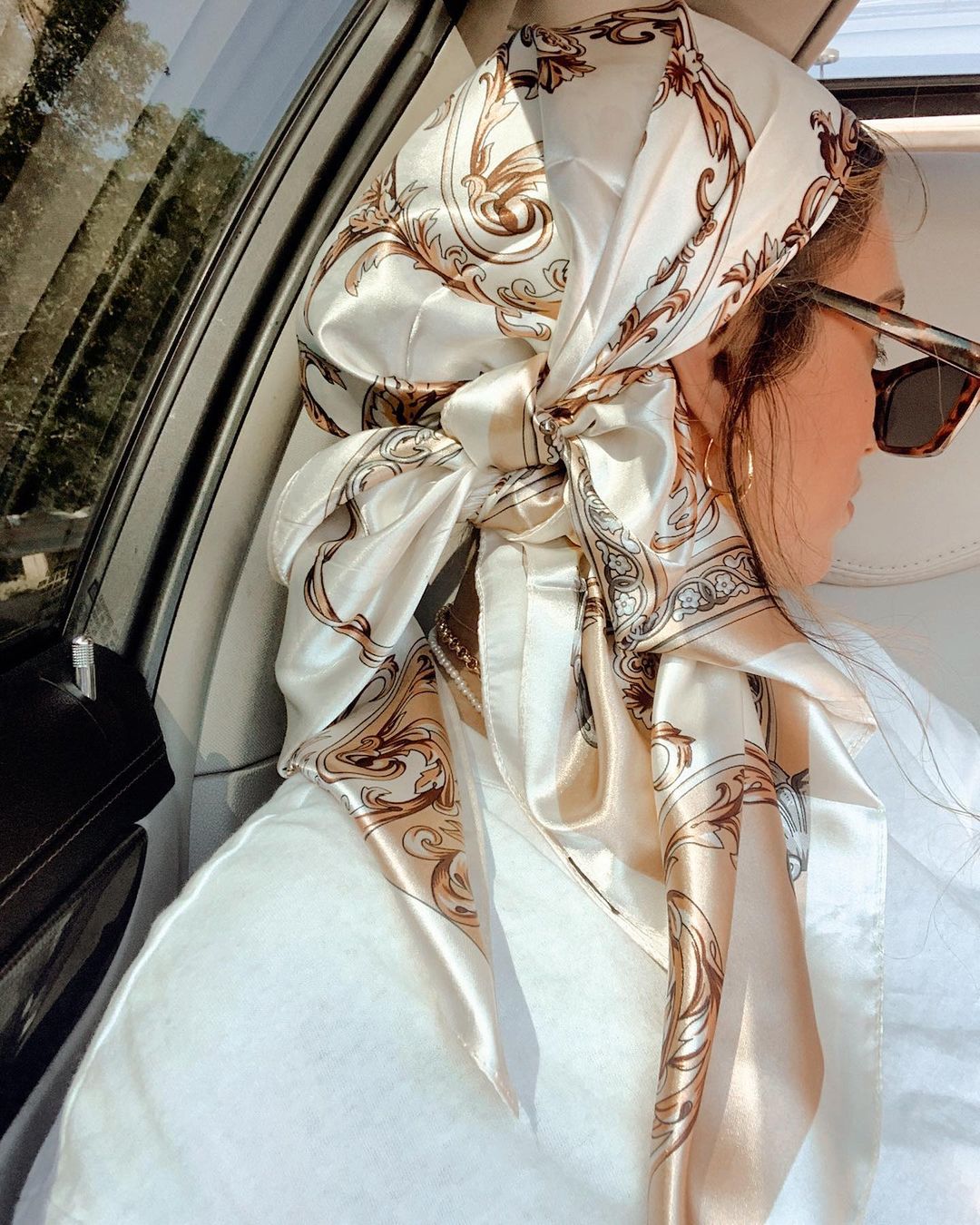 Satin Square Scarf Women Musli - Scarf Silk Square recension och pris