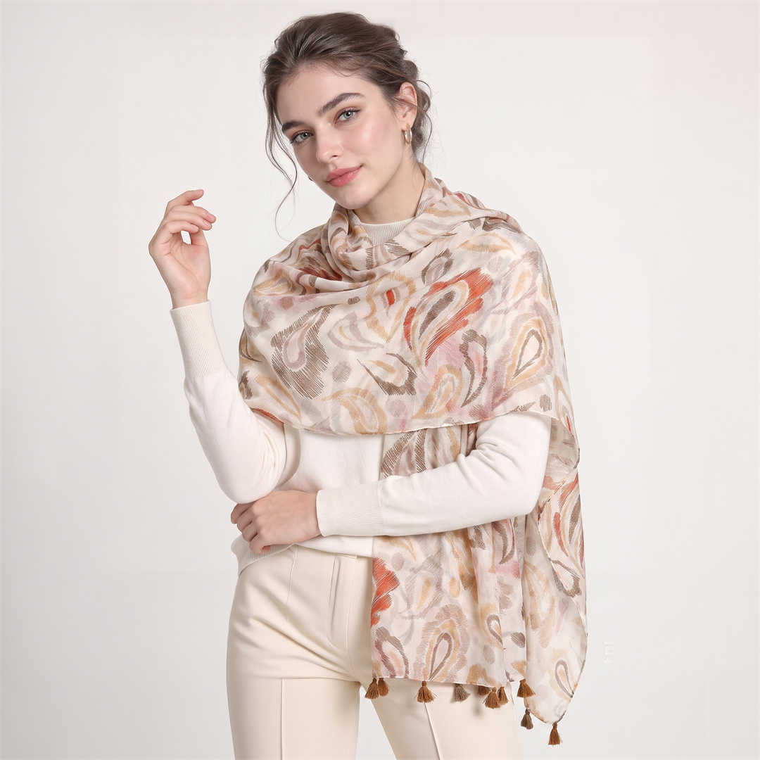 Luxury Brand Scarf Bohemia Cot - Pashmina Wrap Large recension och pris