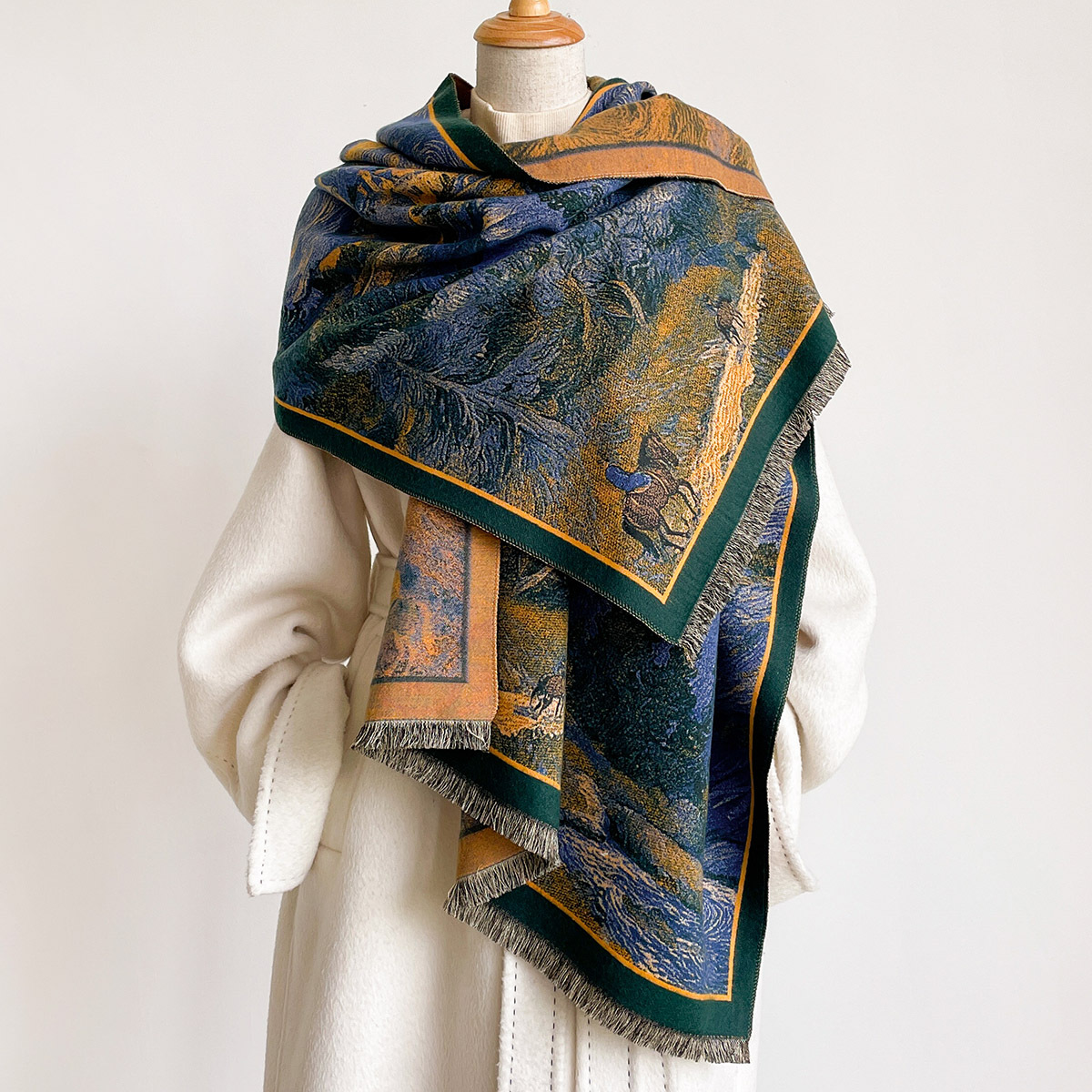 Women Imitation Cashmere Scarf - Pashmina Wrap Large recension och pris