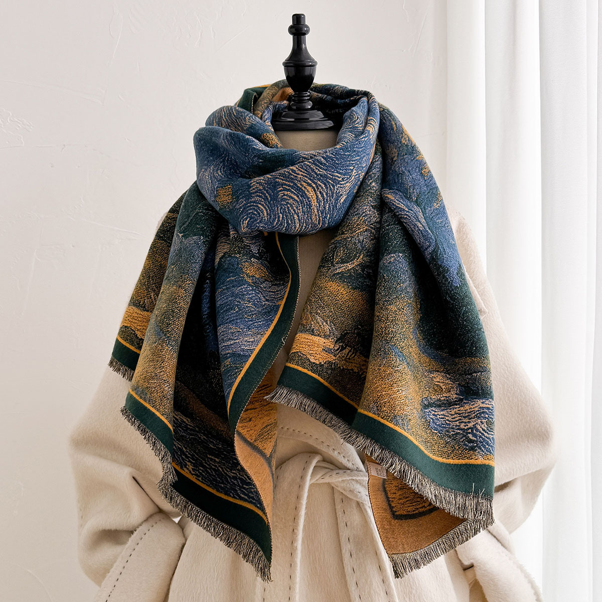 Women Imitation Cashmere Scarf - Pashmina Wrap Large recension och pris